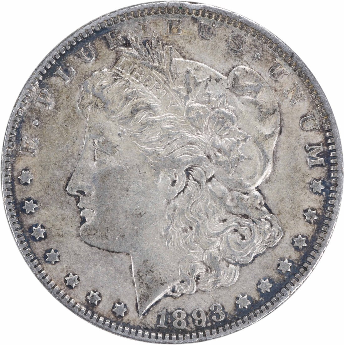 1893 Morgan Silver Dollar XF Uncertified George T Morgan Design: 1893 Morgan Silver Dollar XF Uncertified George T Morgan Design This 1893 Morgan Silver Dollar is a remarkable piece for any coin collector. It features a striking design by George T. Morgan and is co