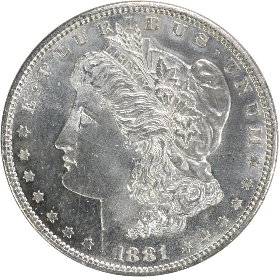 1881-S Morgan Silver Dollar Choice BU Uncertified Silver Coin (1 of 2)