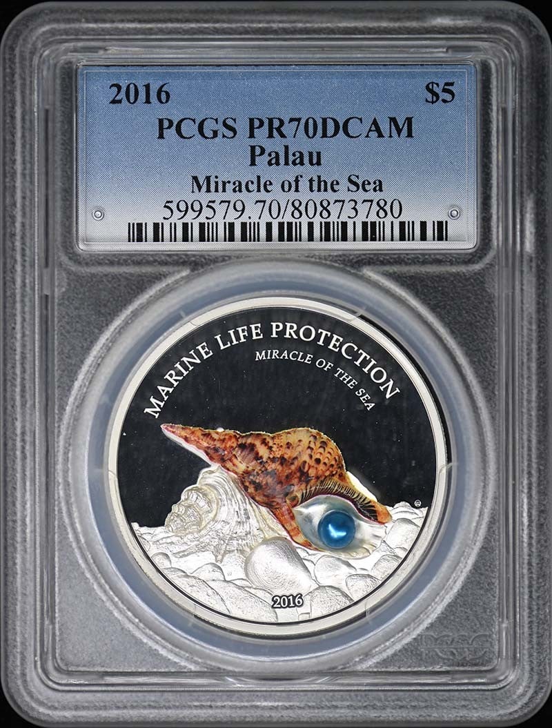 2016 Palau Miracle of the Sea S$5 Coin PCGS PR70DCAM (1 of 2)