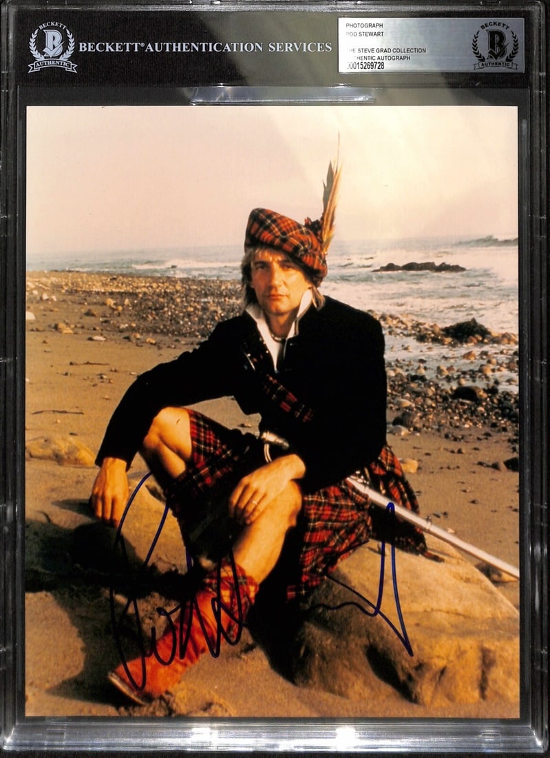 Rod Stewart Signed 8x10 Photo Beckett Authenticated (1 of 1)