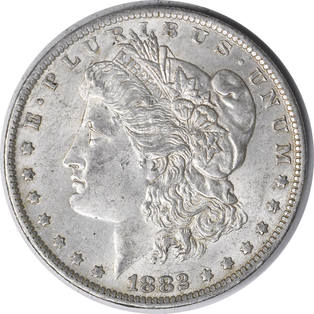 1882-O Morgan Silver Dollar VAM 3 AU Uncertified 90% Silver (1 of 2)