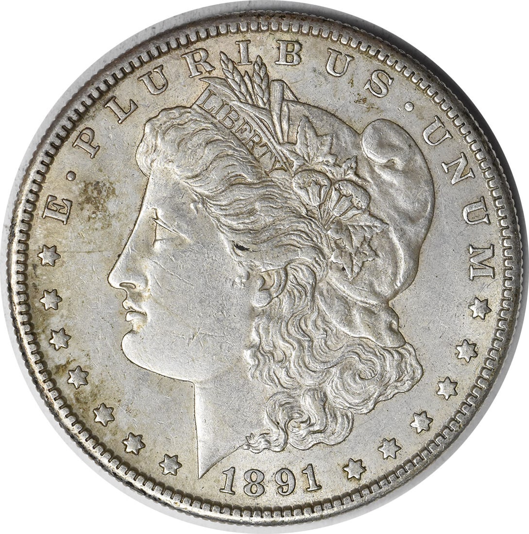 1891-S Morgan Silver Dollar AU Uncertified by George T. Morgan (1 of 2)