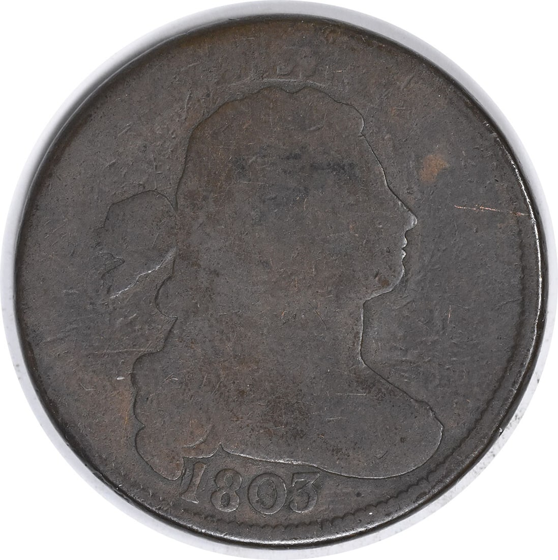 1803 Draped Bust Large Cent Copper Coin G Uncertified (1 of 2)