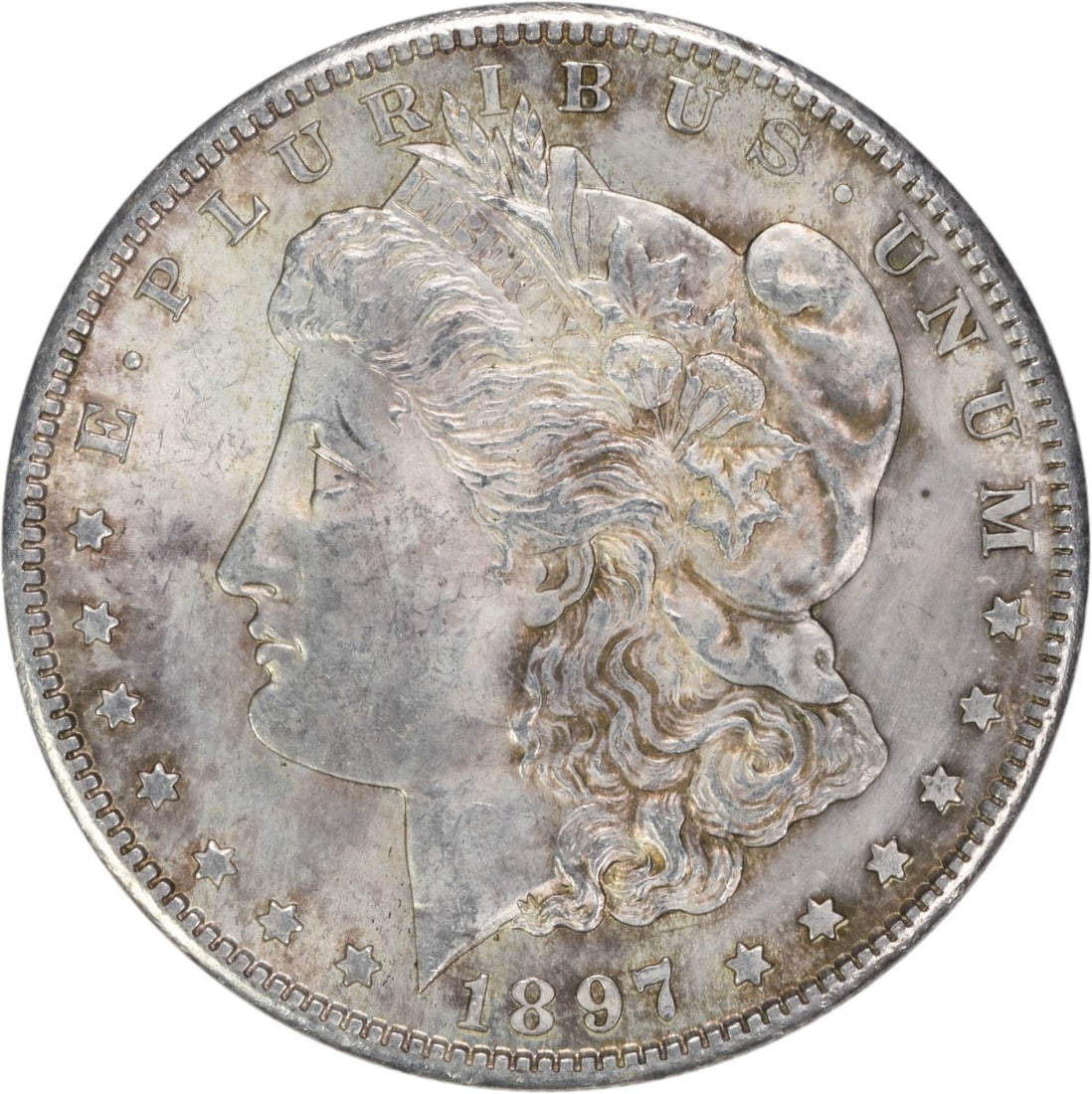 1897-S Morgan Silver Dollar AU Uncertified Silver Coin: 1897-S Morgan Silver Dollar AU Uncertified Silver Coin This 1897-S Morgan Silver Dollar is a captivating piece of history, showcasing the classic design of this iconic coin. It is classified as circul