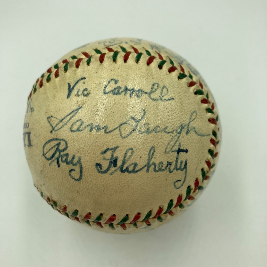 1937 Washington Redskins Inaugural Season Signed Baseball with JSA COA: 1937 Washington Redskins Inaugural Season Signed Baseball with JSA COA Celebrate the legacy of the Washington Redskins with this historic 1937 inaugural season team-signed baseball. This original base