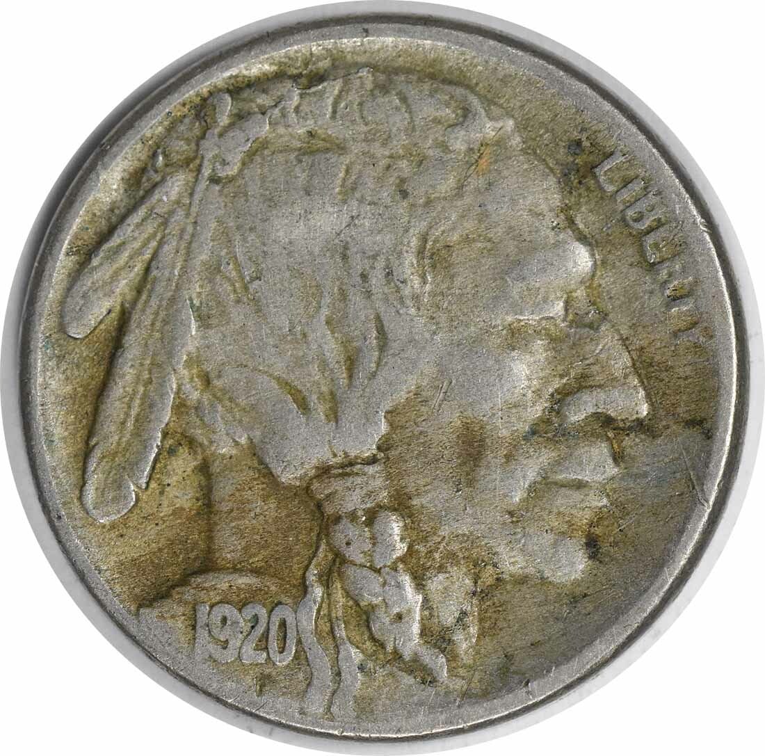 1920-S Buffalo Nickel VF Uncertified Coin for Collectors (1 of 2)