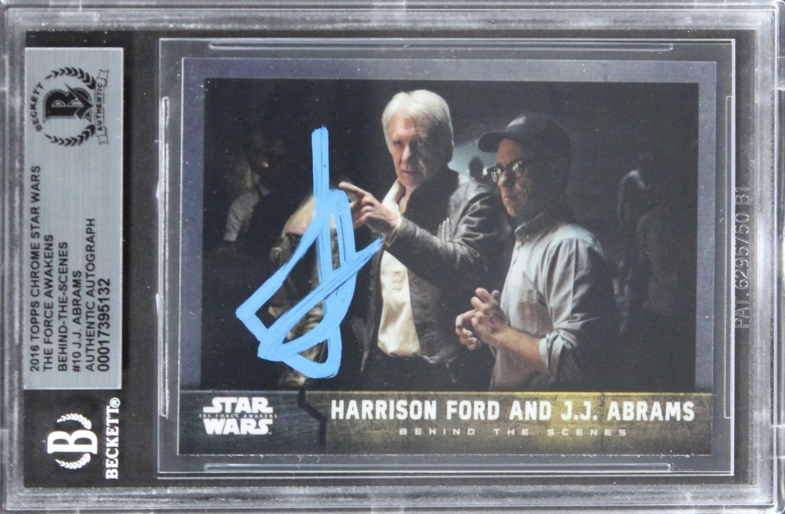 J.J. Abrams Signed 2016 Topps Star Wars Card BAS Authenticated (1 of 2)