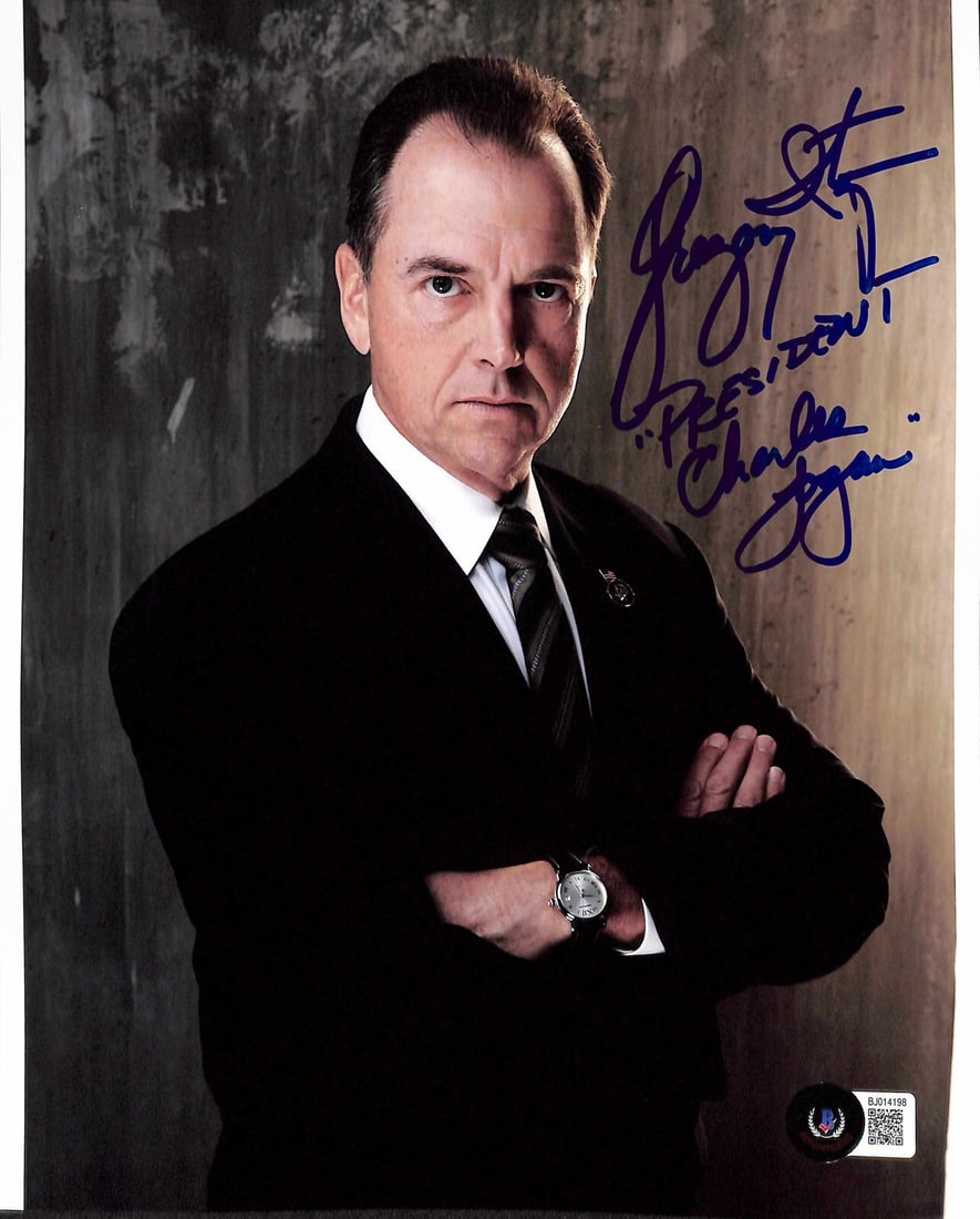 Gregory Itzin Signed 8x10 Photo Charles Logan BECKETT Certified (1 of 1)