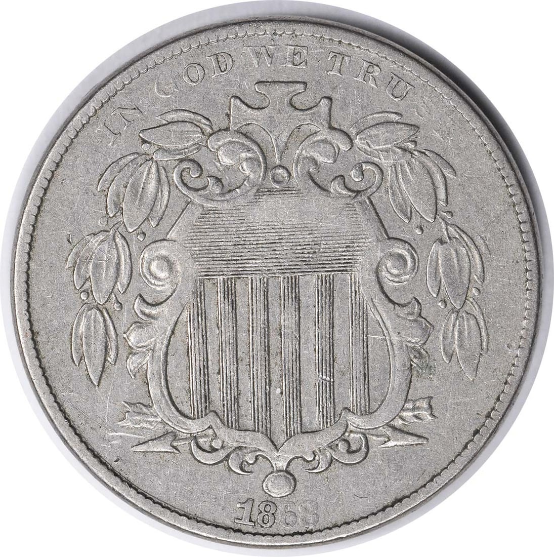 1868 Shield Nickel Var 3 FS-903 5C Uncertified Coin (1 of 2)