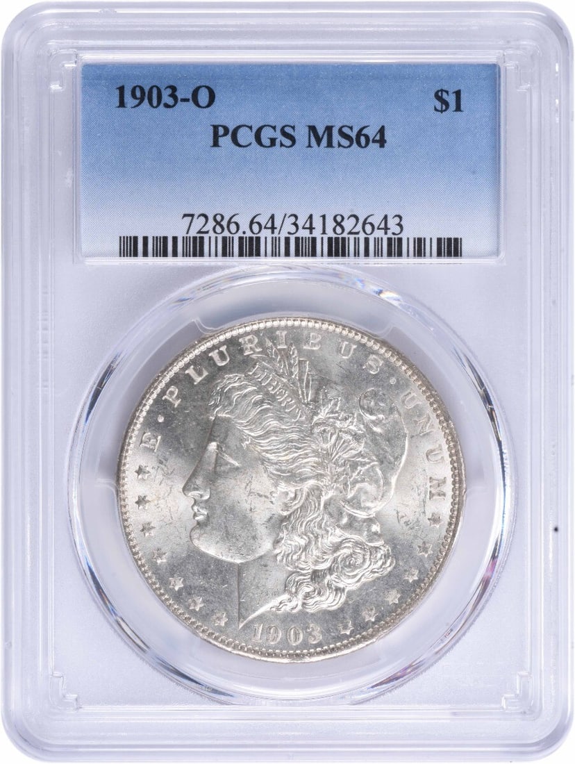 1903-O Morgan Silver Dollar MS64 Certified PCGS New Orleans Coin (1 of 4)