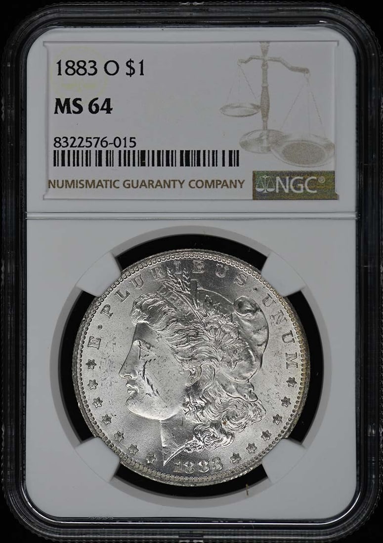 1883-O Morgan Dollar NGC MS64 Uncirculated Coin (1 of 2)