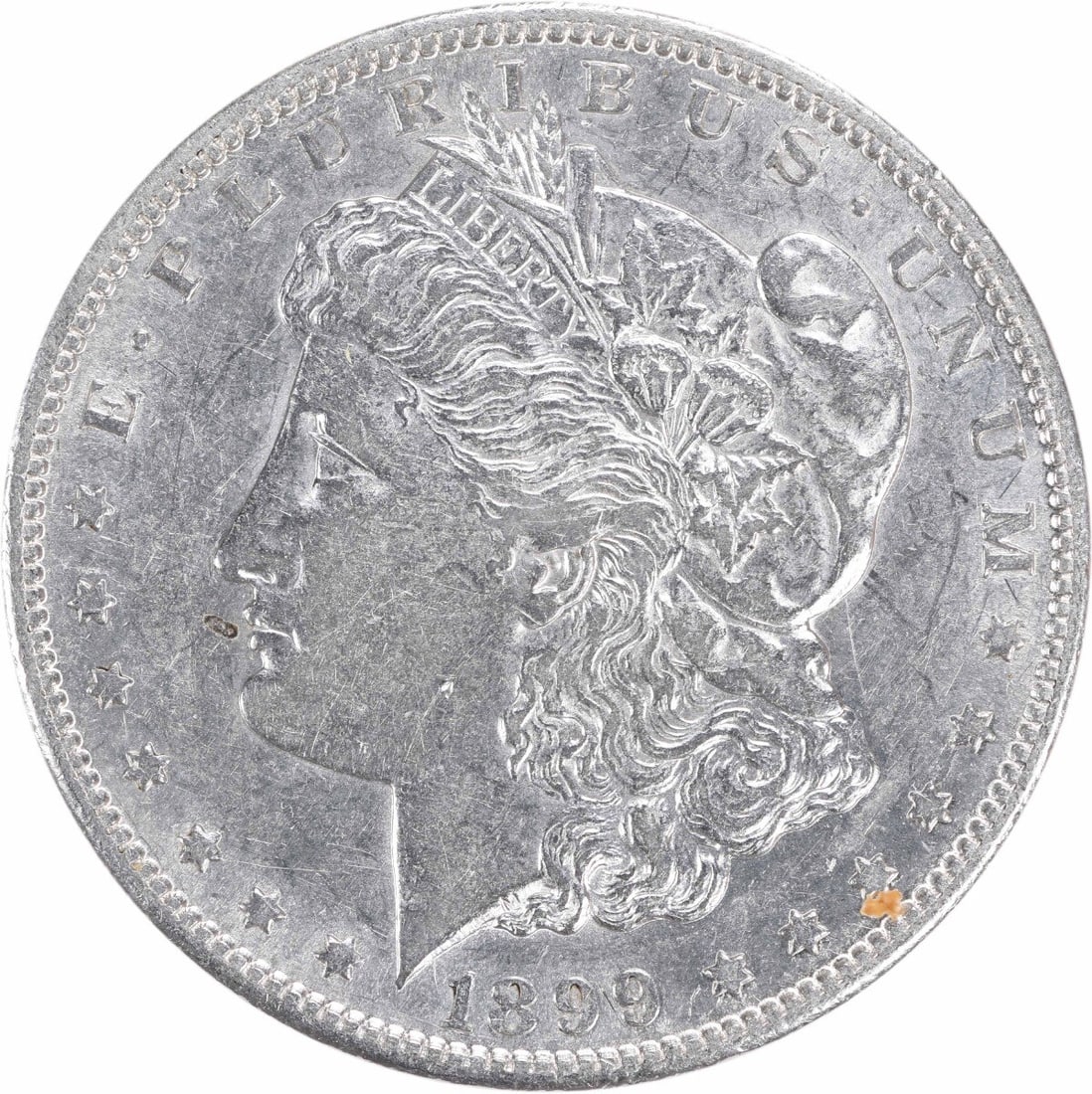 1899-S Morgan Silver Dollar AU Uncertified 90% Silver Coin (1 of 2)
