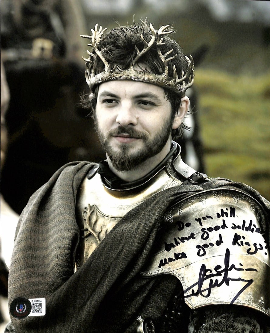 Gethin Anthony Game of Thrones Signed 8x10 Photo Beckett Authenticated (1 of 1)