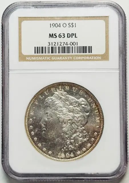 1904 O Morgan Silver Dollar NGC MS63 Deep Proof Like (1 of 2)
