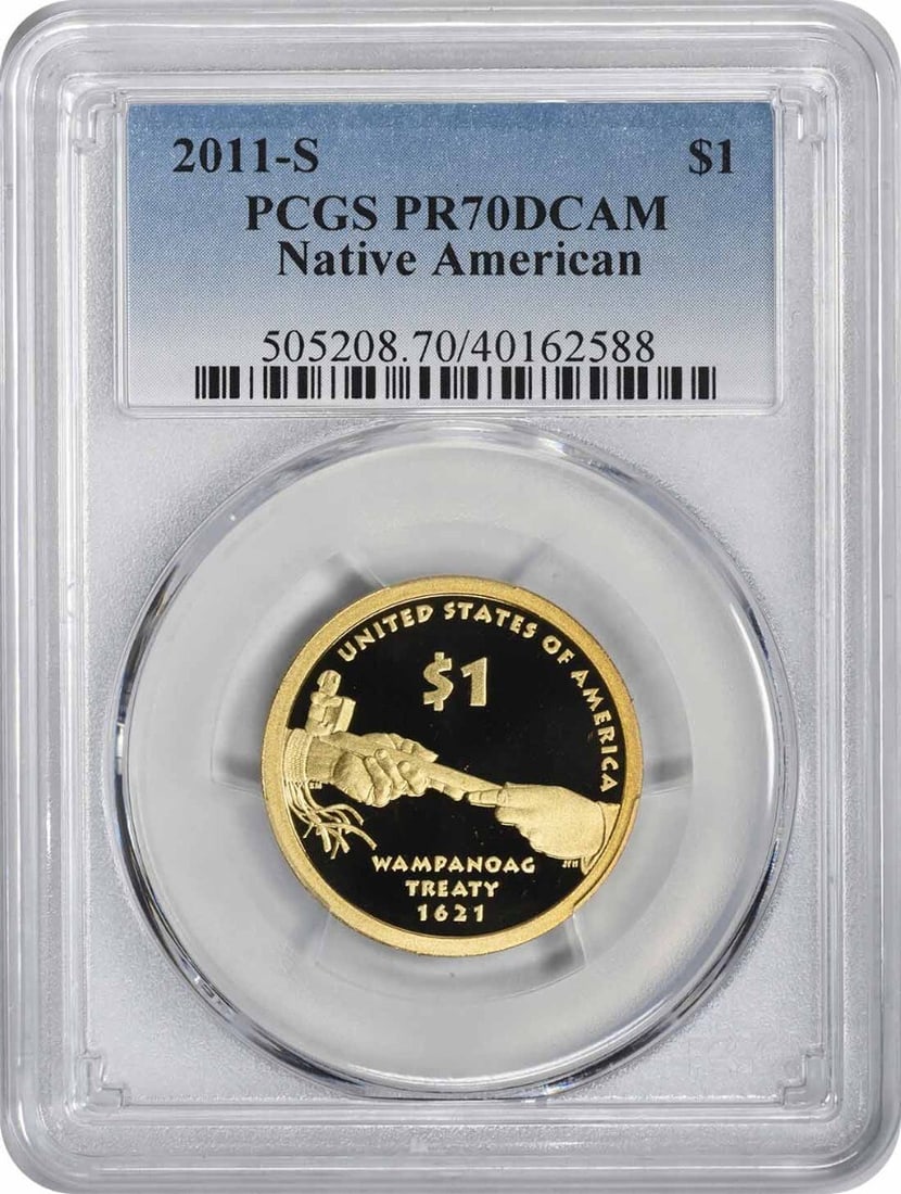 2011-S Sacagawea Dollar PR70DCAM PCGS Proof Deep Cameo Coin (1 of 2)