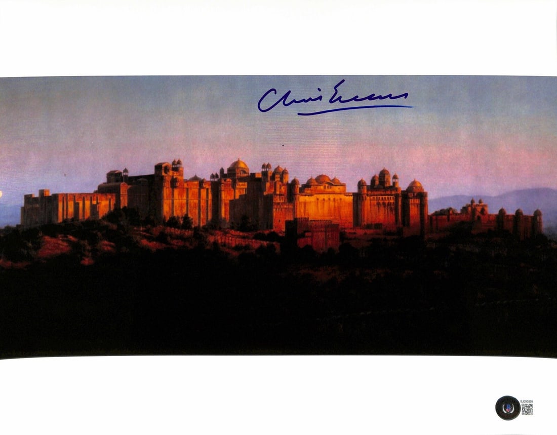 Chris Evans Signed 11x14 Indiana Jones Photo Beckett Certified: Chris Evans Signed 11x14 Indiana Jones Photo Beckett Certified This stunning 11x14 color photograph features the signature of Chris Evans, renowned Matte Painter for Industrial Light & Magic, known fo