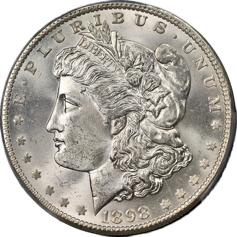 1898-O Morgan Silver Dollar PCGS MS65 Uncirculated Silver Coin (1 of 4)