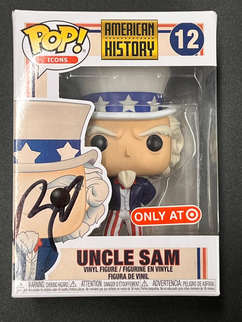 Ron DeSantis Autographed Uncle Sam Funko Pop #12 PSA/DNA Certified (1 of 3)