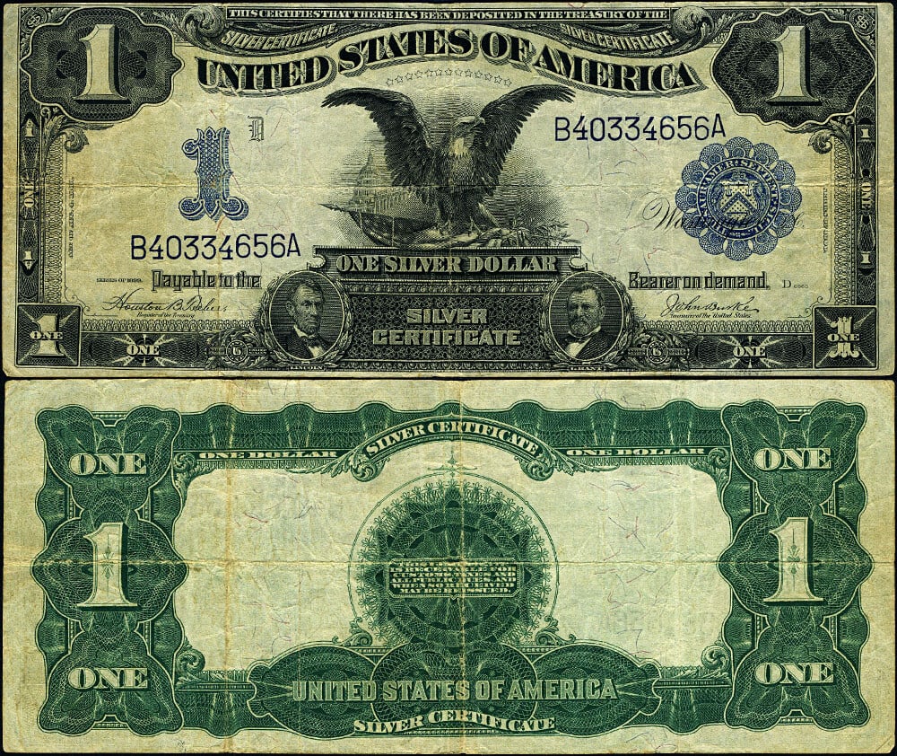 1899 FR. 233 $1 Silver Certificate Circulated Uncertified (1 of 3)