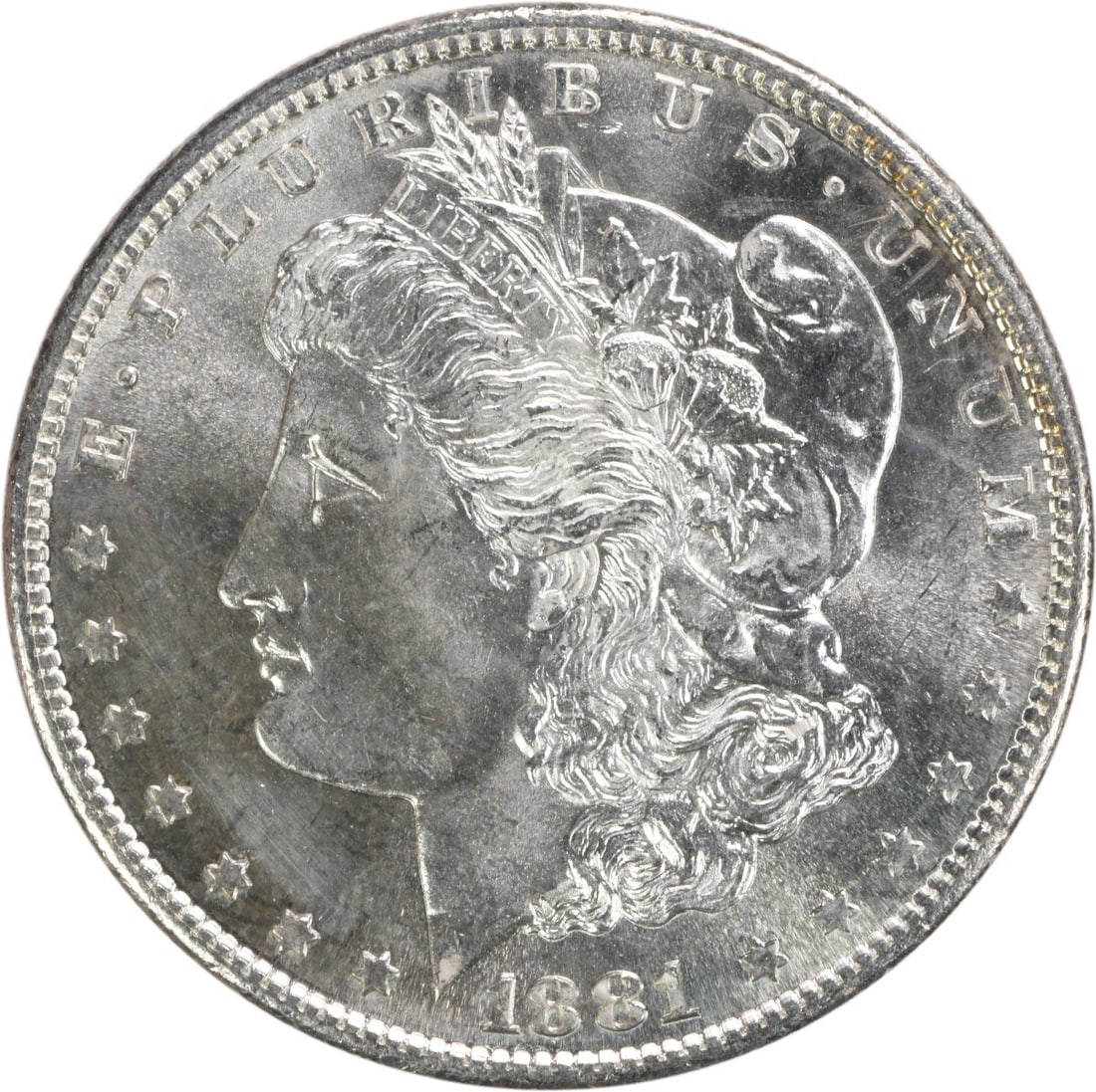 1881-S Morgan Silver Dollar Choice BU Uncertified Silver Coin (1 of 2)