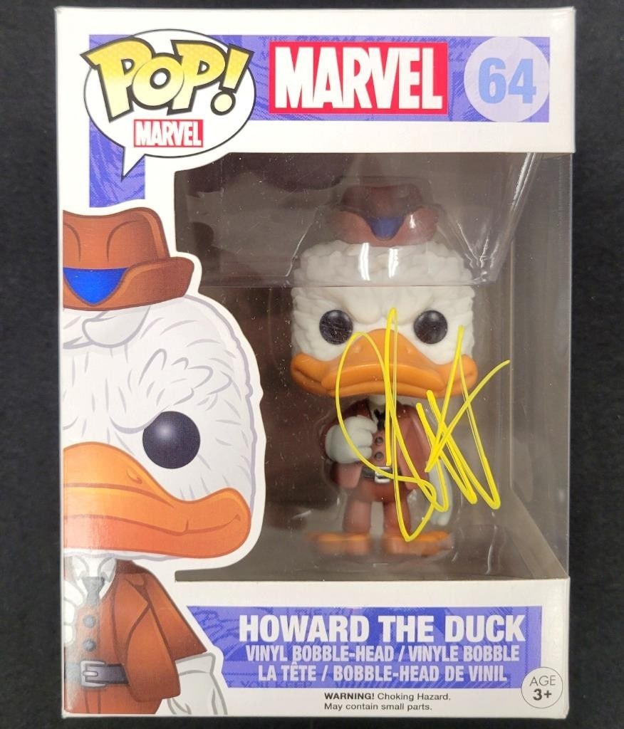 Seth Green Autographed Howard the Duck Funko Pop 64 Marvel Beckett BAS (1 of 6)