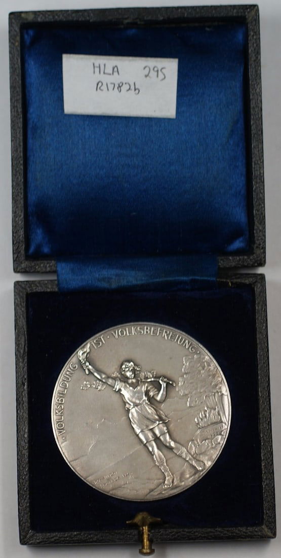 1900 Silver Swiss Shooting Medal 45mm Zurich-Uster Uncertified R1782B (1 of 3)