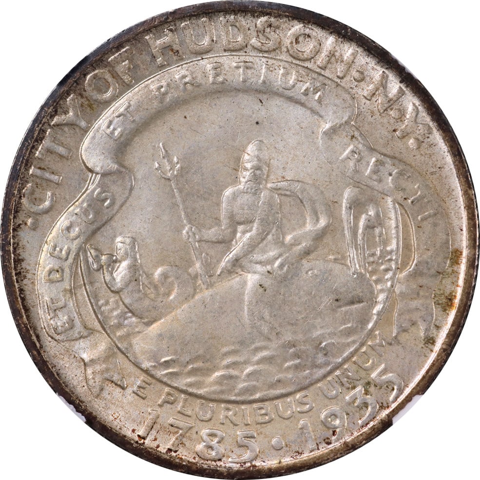 1935 Hudson Commemorative Half Dollar NGC MS67 Silver Coin (1 of 4)