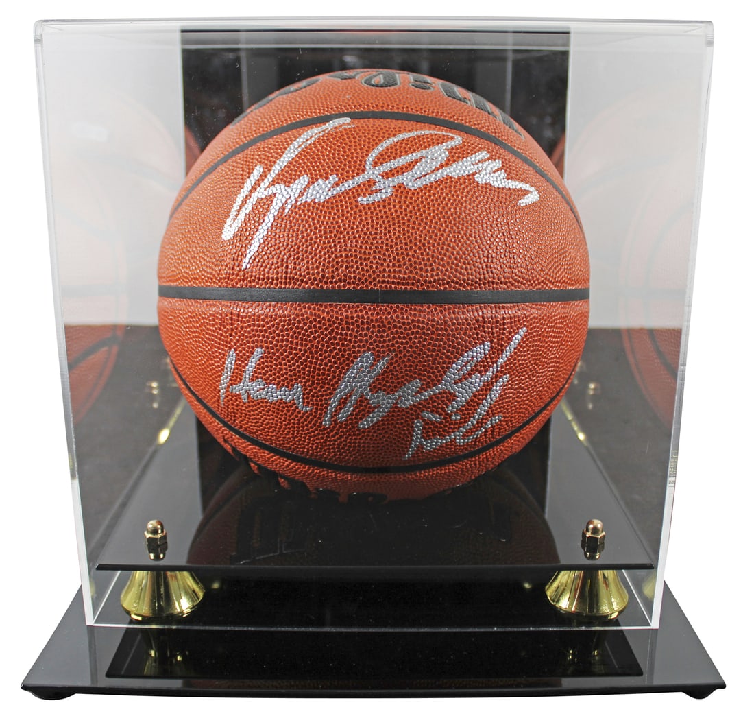 Dominique Wilkins Signed Wilson Basketball with Case BAS Authenticated (1 of 4)