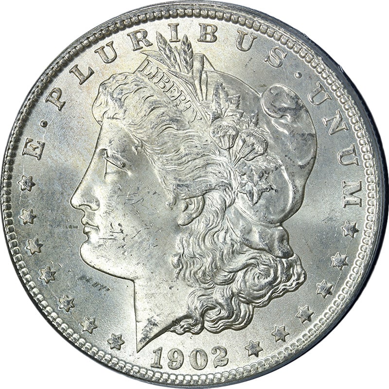 PCGS MS64 1902-O Morgan Dollar Old Green Holder Silver Coin (1 of 4)