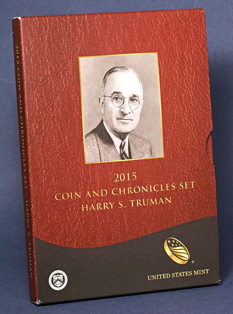 2015 Coin and Chronicles Collection with Truman Dollar and Silver Medal in OGP (1 of 5)