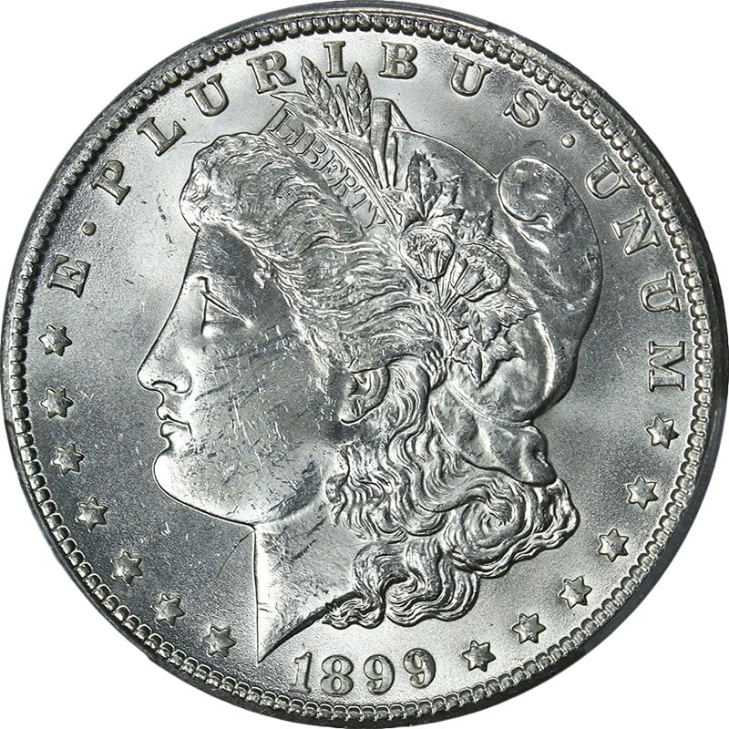 1899-O Morgan Silver Dollar PCGS MS63 Stunning Luster (1 of 4)