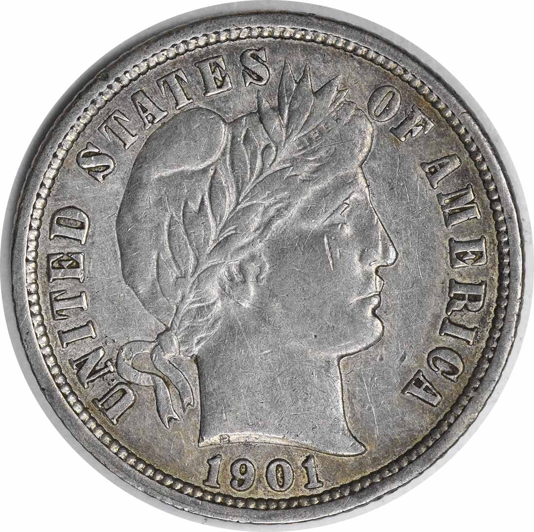 1901-O Barber Silver Dime Horizontal O RPM 1 FS-501 Uncertified (1 of 2)