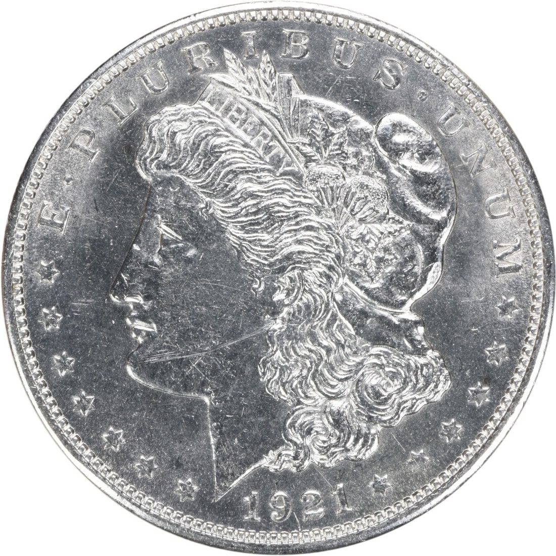1921-D Morgan Silver Dollar BU Uncertified Silver Coin (1 of 2)