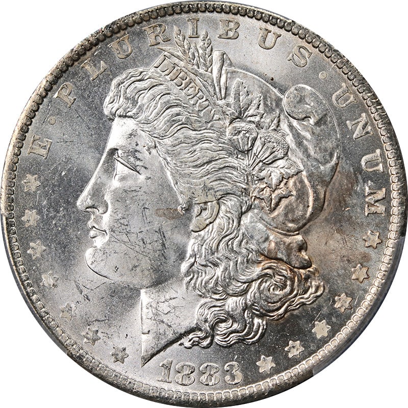 VAM 4 1883-O Over O Morgan Silver Dollar PCGS MS64 RPM Variety: VAM 4 1883-O Over O Morgan Silver Dollar PCGS MS64 RPM Variety This 1883-O/O Morgan Silver Dollar is a VAM 4 RPM variety certified by PCGS with a grade of MS64. The coin displays attractive eye appeal