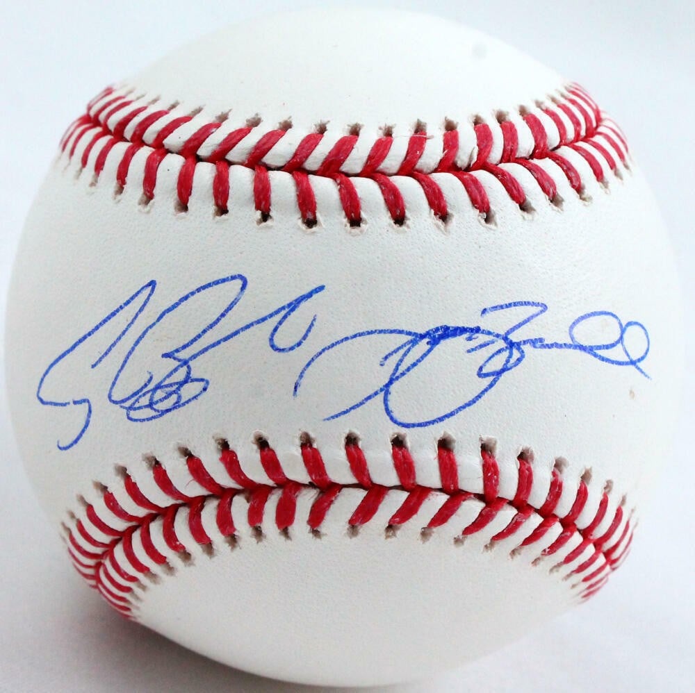 Craig Biggio Jeff Bagwell Signed Rawlings OML Baseball TriStar Auth (1 of 10)