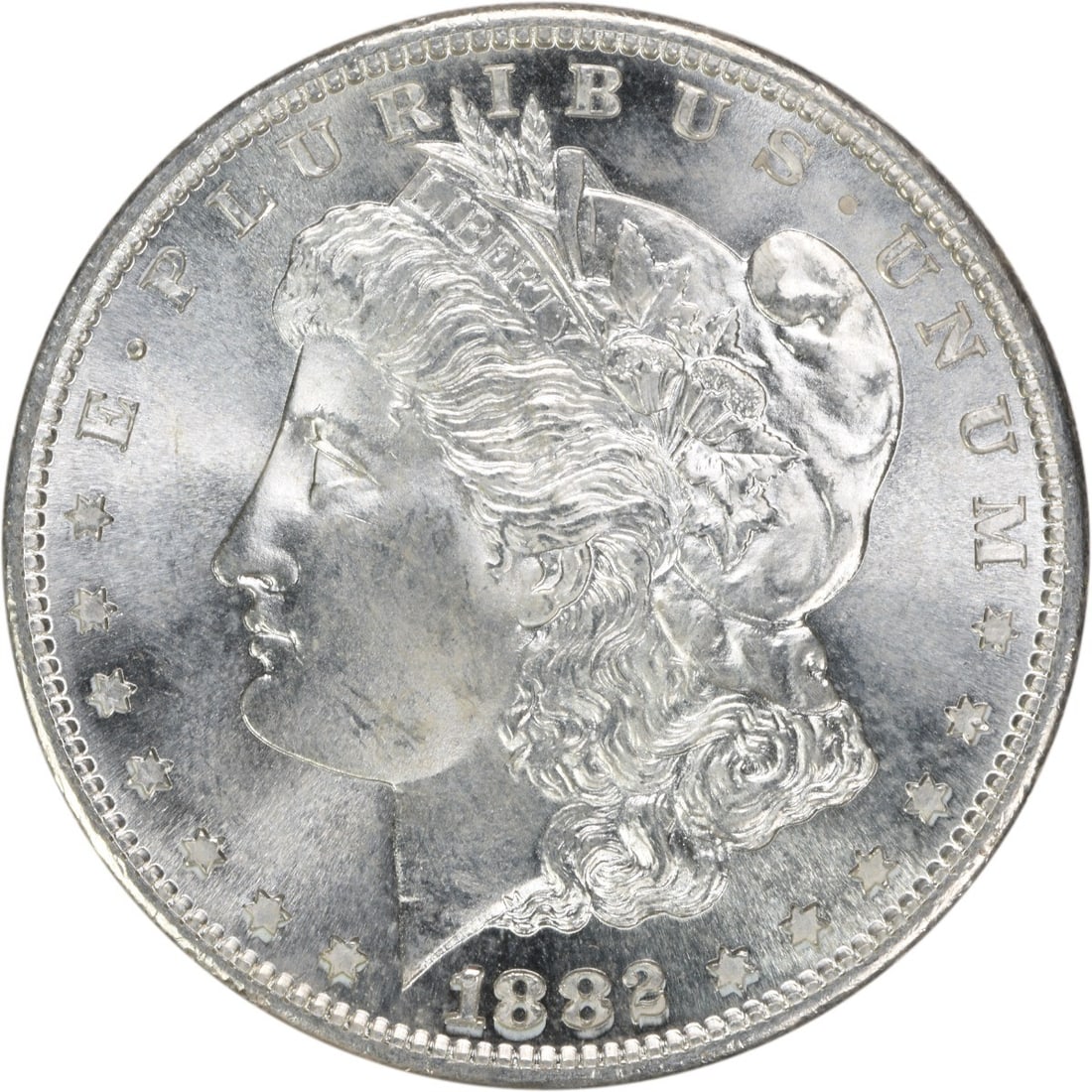 1882-S Morgan Silver Dollar Choice BU Uncertified Silver Coin (1 of 2)