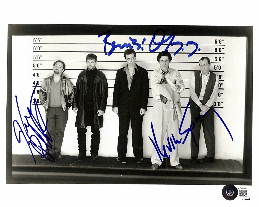 The Usual Suspects Autographed 8x10 Photo by 3 Cast Members Beckett (1 of 1)