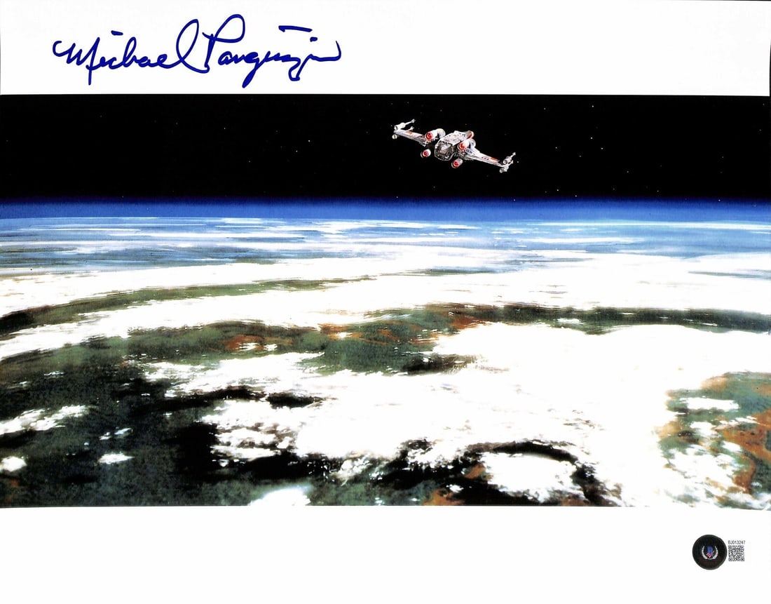 Michael Pangrazio Signed Star Wars ESB 11x14 Photo Beckett Authenticated: Michael Pangrazio Signed Star Wars ESB 11x14 Photo Beckett Authenticated This autographed 11x14 photograph features the signature of Michael Pangrazio, a talented matte painter for Industrial Light &