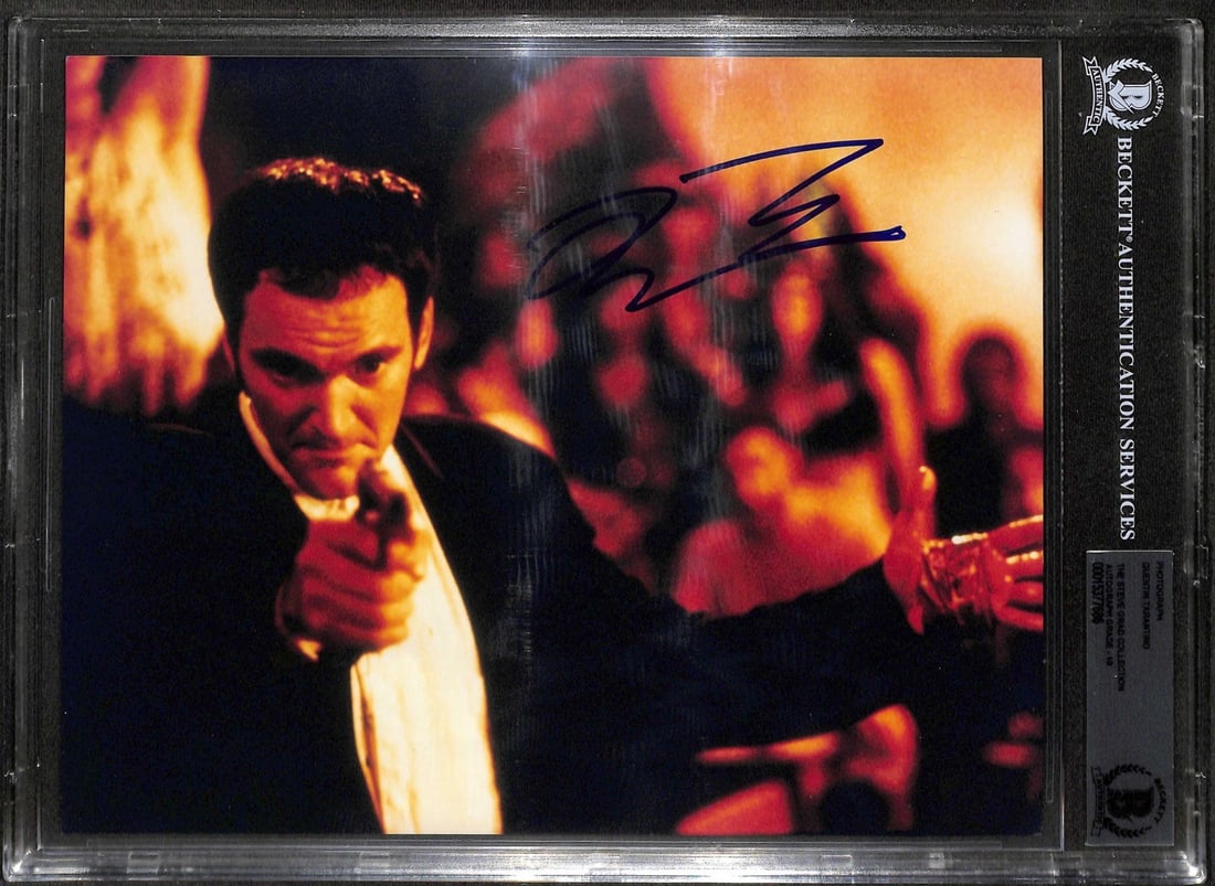 Quentin Tarantino Signed 8x10 From Dusk Till Dawn Photo Beckett Auto 10 (1 of 1)