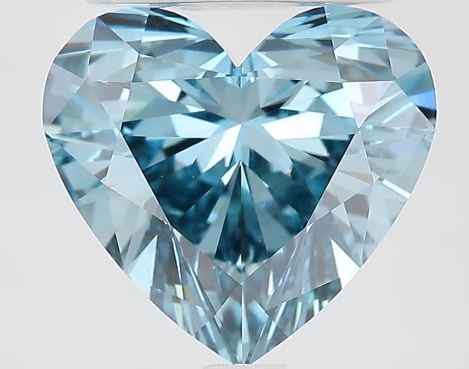 Loose Diamond - HEART 2.83ct Fancy Vivid Blue VVS2 (1 of 1)