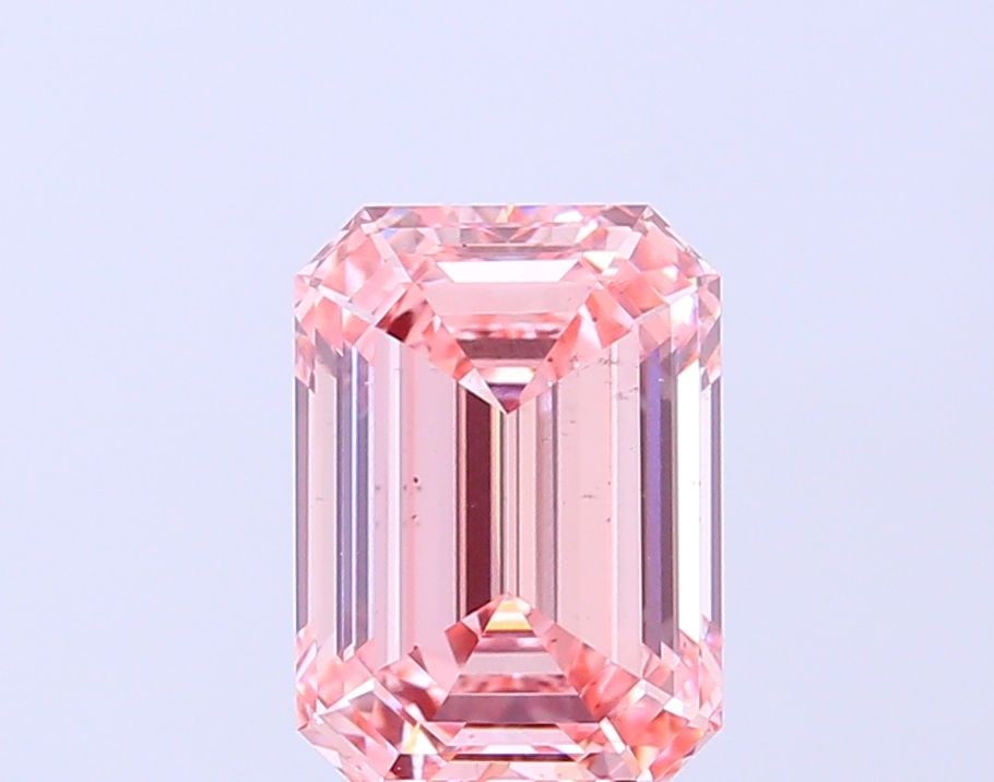 Loose Diamond - EMERALD 3.01ct Fancy Intense Pink VS2: Loose Diamond - EMERALD 3.01ct Fancy Intense Pink VS2 Source: This is a real non-mined Diamond that has been grown in a lab Shape: EMERALD Carats: 3.01 Color: Fancy Intense Pink Certification: IGI Vid