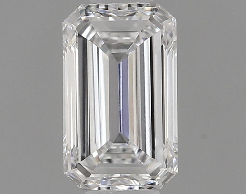 Loose Diamond - EMERALD 0.58ct E VVS2: Loose Diamond - EMERALD 0.58ct E VVS2 Source: This is a real non-mined Diamond that has been grown in a lab Shape: EMERALD Carats: 0.58 Color: E Clarity: VVS2 Certification: IGI Additional images avai