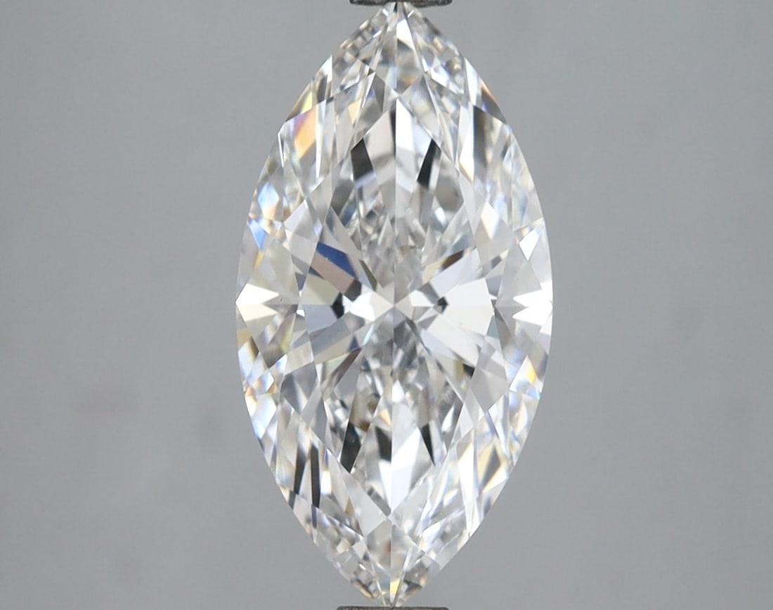 Loose Diamond - MARQUISE 2.58ct E VVS2: Loose Diamond - MARQUISE 2.58ct E VVS2 Source: This is a real non-mined Diamond that has been grown in a lab Shape: MARQUISE Carats: 2.58 Color: E Clarity: VVS2 Certification: IGI Video: