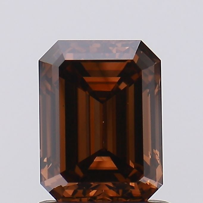 Loose Diamond - EMERALD 1.01ct Fancy Deep Brown VS2: Loose Diamond - EMERALD 1.01ct Fancy Deep Brown VS2 Source: This is a real non-mined Diamond that has been grown in a lab Shape: EMERALD Carats: 1.01 Color: Fancy Deep Brown Certification: IGI Video: