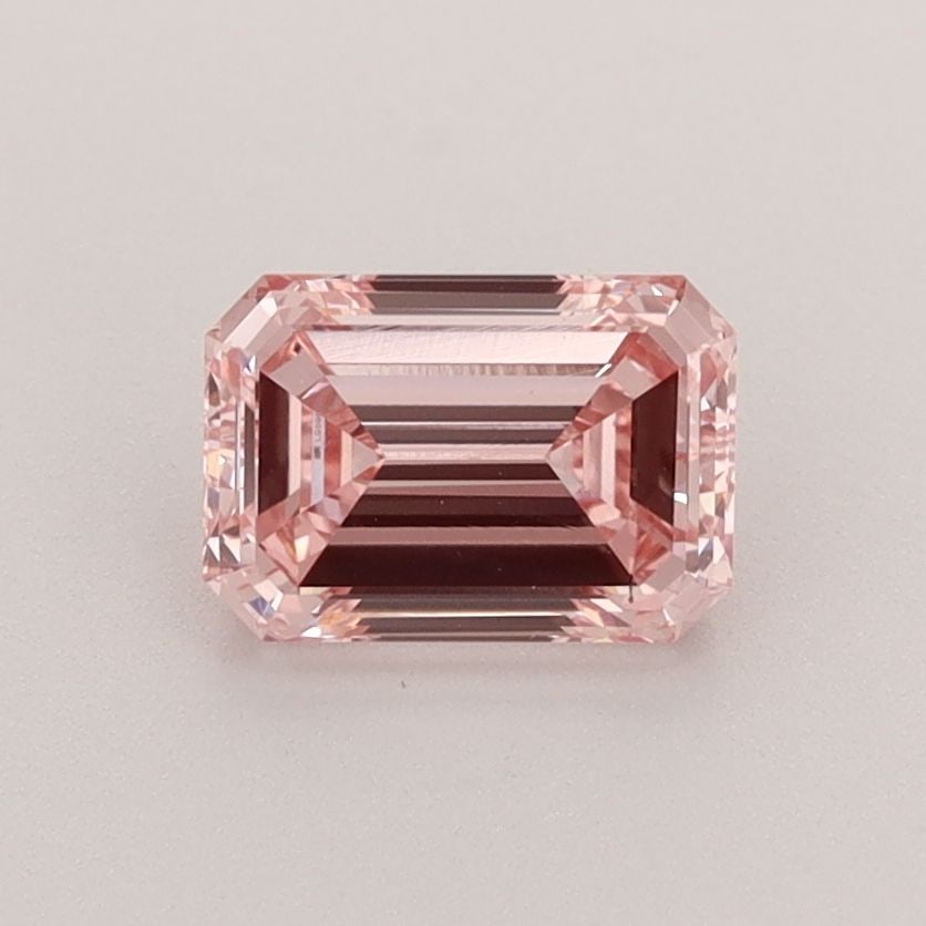 Loose Diamond - EMERALD 1.0ct Fancy Intense Pink VS2: Loose Diamond - EMERALD 1.0ct Fancy Intense Pink VS2 Source: This is a real non-mined Diamond that has been grown in a lab Shape: EMERALD Carats: 1.0 Color: Fancy Intense Pink Certification: IGI Video