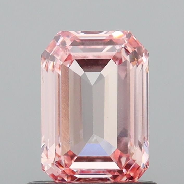 Loose Diamond - EMERALD 1.01ct Fancy Intense Pink VS1: Loose Diamond - EMERALD 1.01ct Fancy Intense Pink VS1 Source: This is a real non-mined Diamond that has been grown in a lab Shape: EMERALD Carats: 1.01 Color: Fancy Intense Pink Certification: IGI Vid