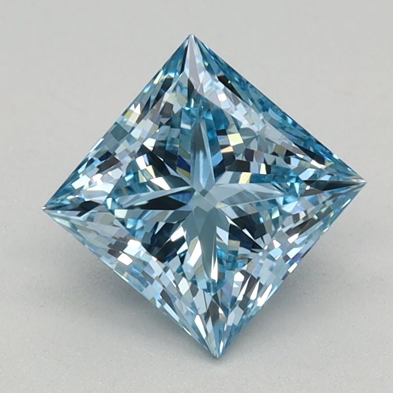 Loose Diamond - PRINCESS 0.95ct Fancy Vivid Blue VS1: Loose Diamond - PRINCESS 0.95ct Fancy Vivid Blue VS1 Source: This is a real non-mined Diamond that has been grown in a lab Shape: PRINCESS Carats: 0.95 Color: Fancy Vivid Blue Certification: IGI