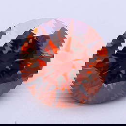 Ideal Loose Diamond - ROUND 2.19ct Fancy Vivid Brownish Orange VS1