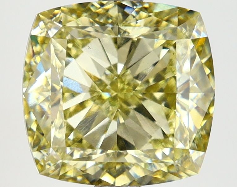 Loose Diamond - CUSHION MODIFIED 3.7ct Fancy Intense Yellow VS1: Loose Diamond - CUSHION MODIFIED 3.7ct Fancy Intense Yellow VS1 Source: This is a real non-mined Diamond that has been grown in a lab Shape: CUSHION MODIFIED Carats: 3.7 Color: Fancy Intense Yellow