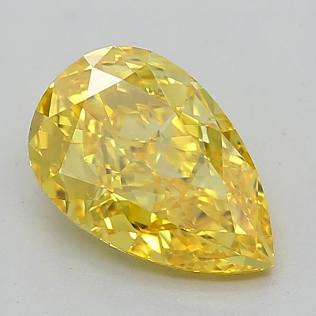 Loose Diamond - PEAR 0.84ct Fancy Vivid Yellow VVS2 (1 of 1)